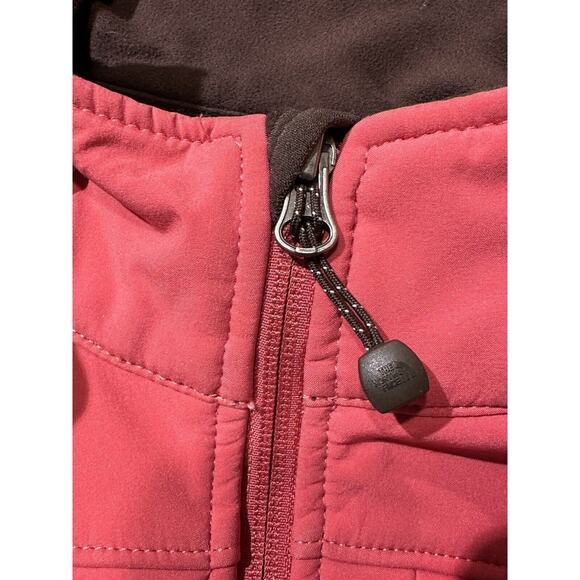 The North Face Women Sz L Apex Bionic Jacket Pink Fleece Lining Soft Shell - Picture 16 of 16